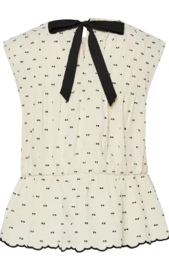 YAS Top - Dobby - Gardenia